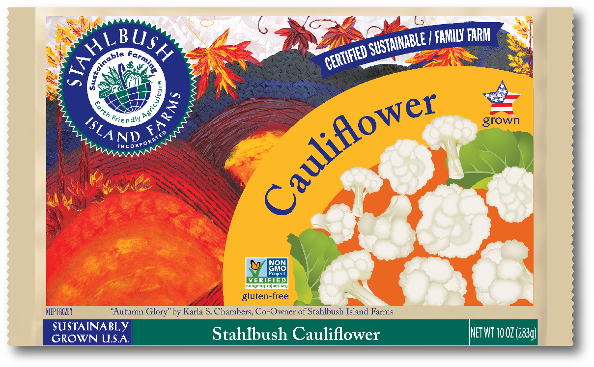 Stahlbush Island Farms Cauliflower Package PNG