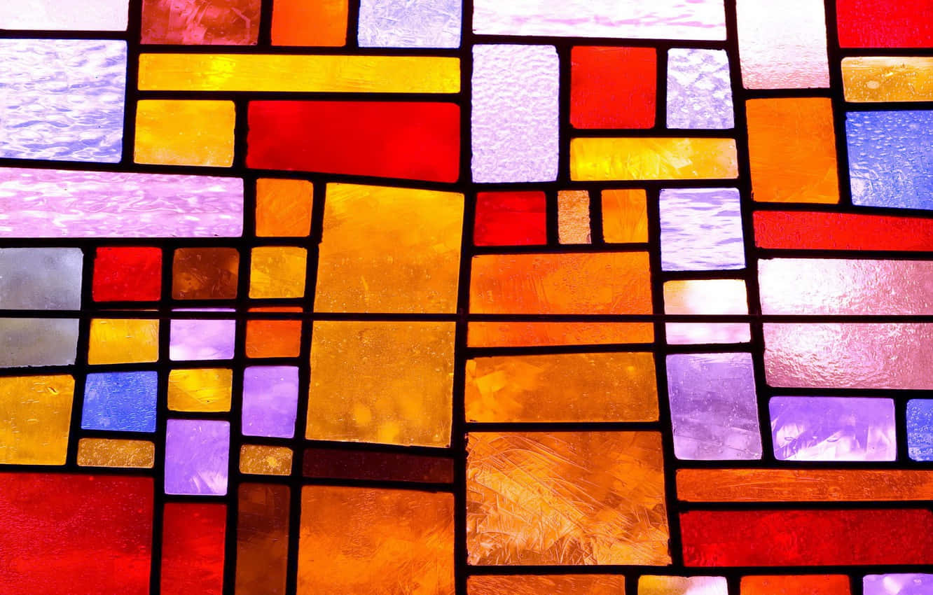 Illuminate Your Room with a Vibrant Stained Glass Background