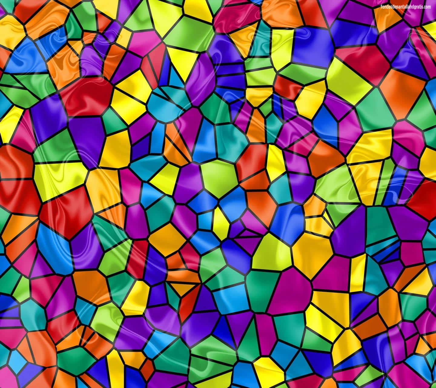 Ornamental Stained Glass Background