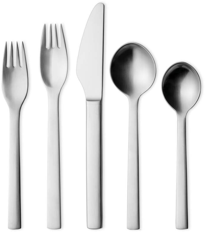 Stainless Steel Cutlery Set PNG