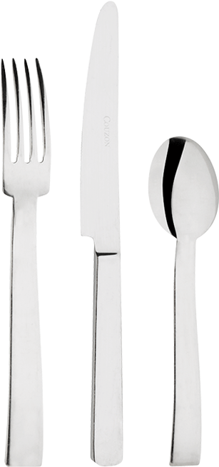Stainless Steel Cutlery Set PNG