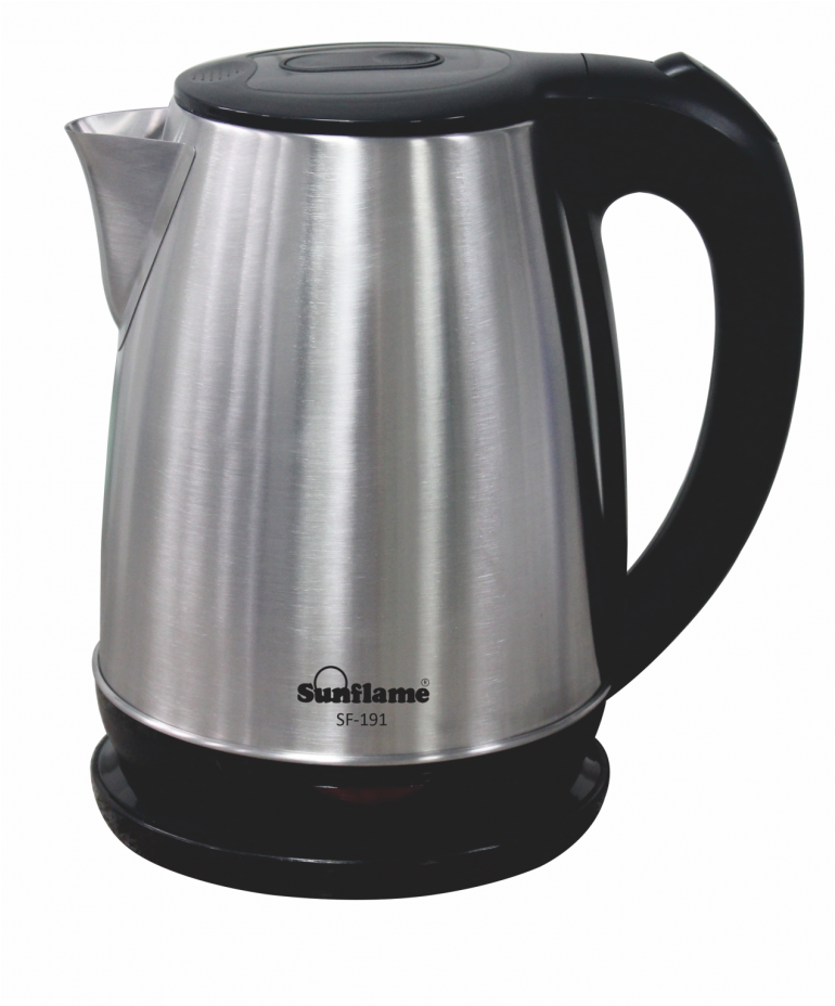 Stainless Steel Electric Kettle Sunflame PNG