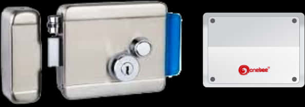 Stainless Steel Latch Lockwith Strike Plate PNG