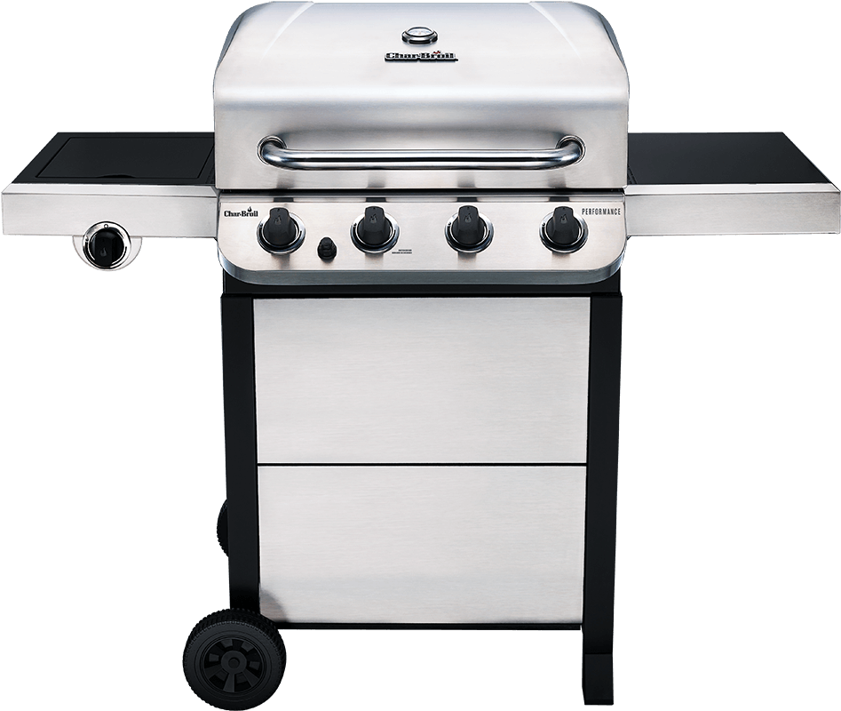 Stainless Steel Outdoor Gas Grill PNG