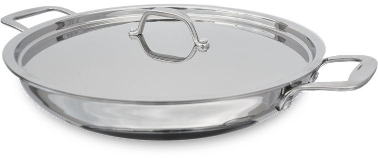 Stainless Steel Paella Pan PNG