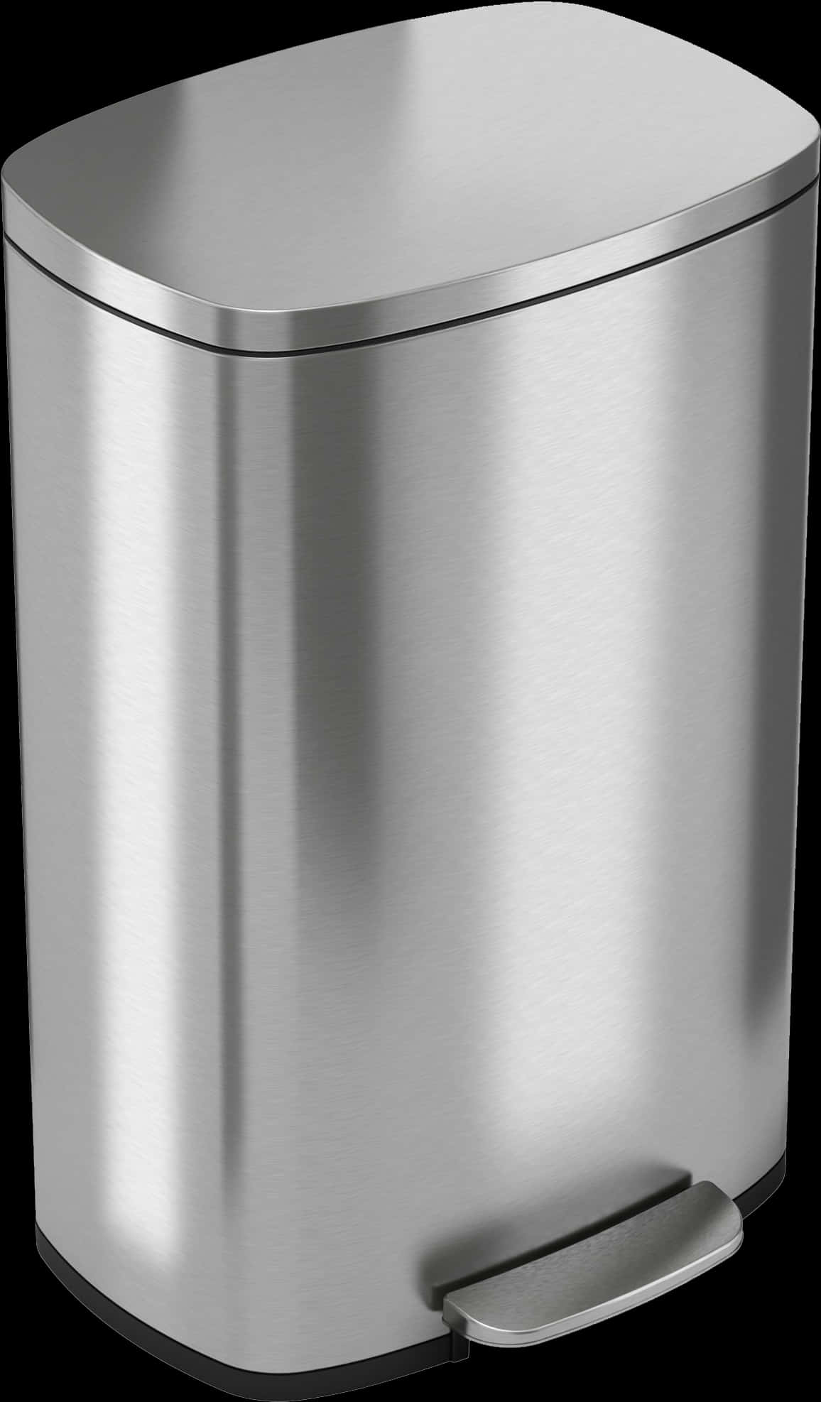 Stainless Steel Pedal Bin PNG