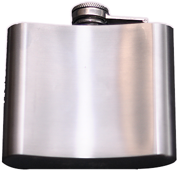 Stainless Steel Pocket Flask PNG
