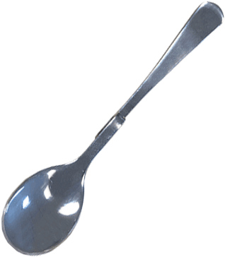 Stainless Steel Spoon Isolated PNG