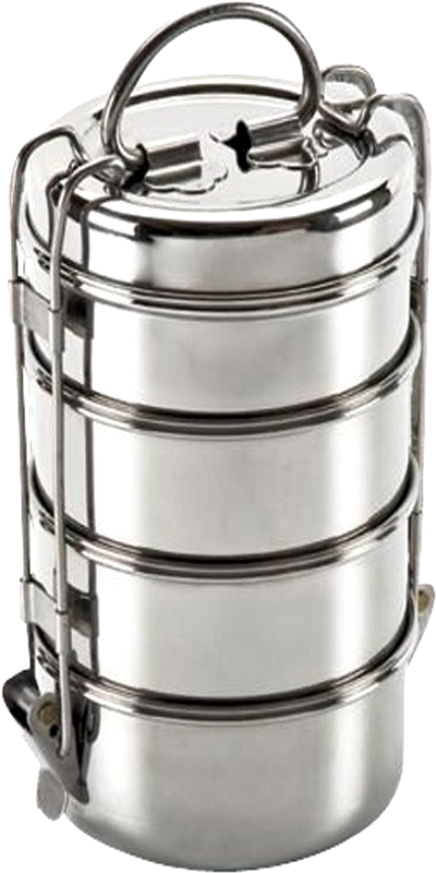 Stainless Steel Tiffin Box PNG