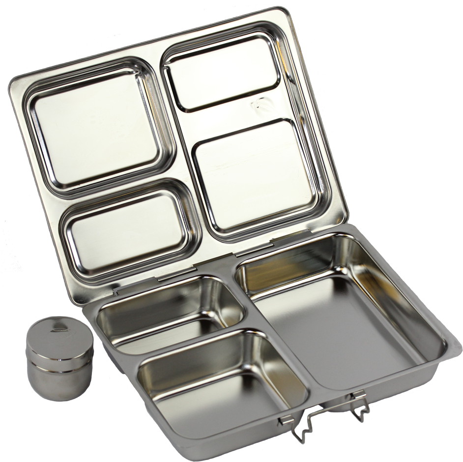 Download Stainless Steel Tiffin Box Open | Wallpapers.com