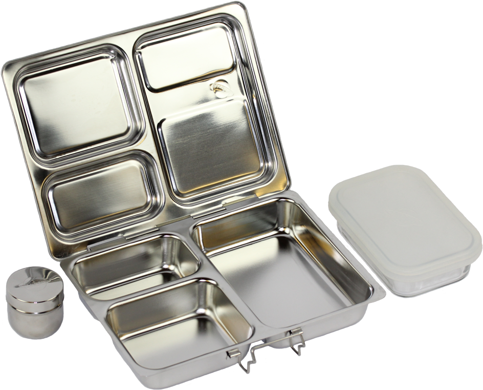 Stainless Steel Tiffin Box Set PNG