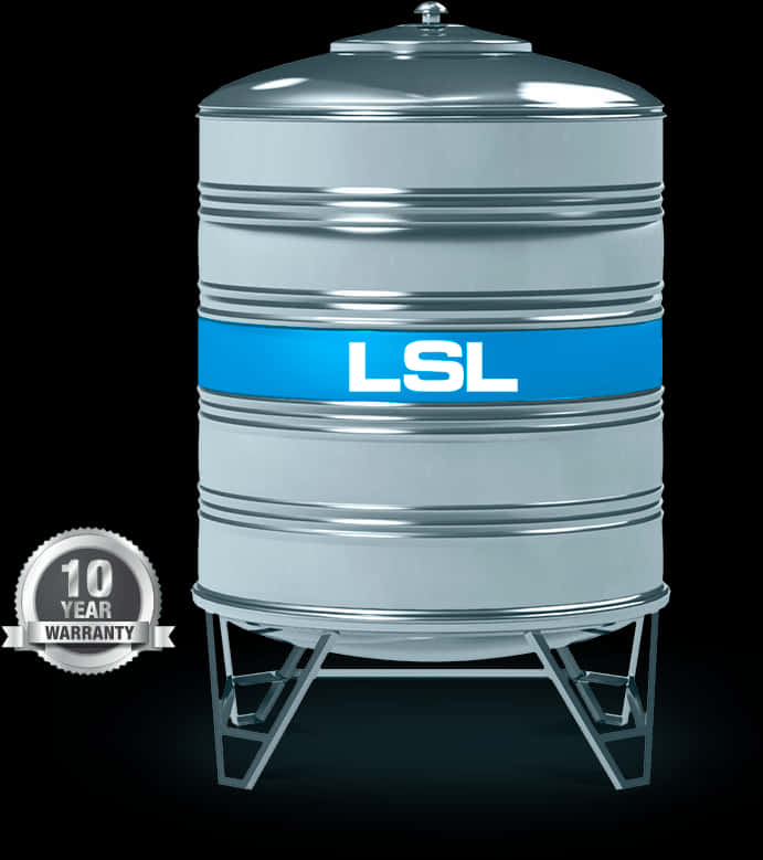 Stainless Steel Water Tank L S L10 Year Warranty PNG