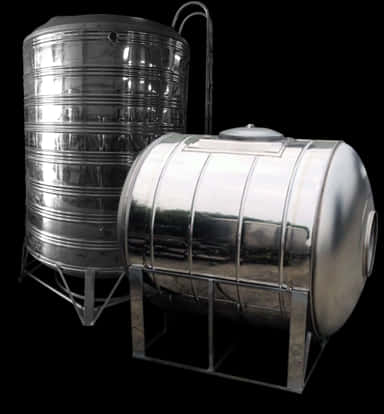 Stainless Steel Water Tanks PNG