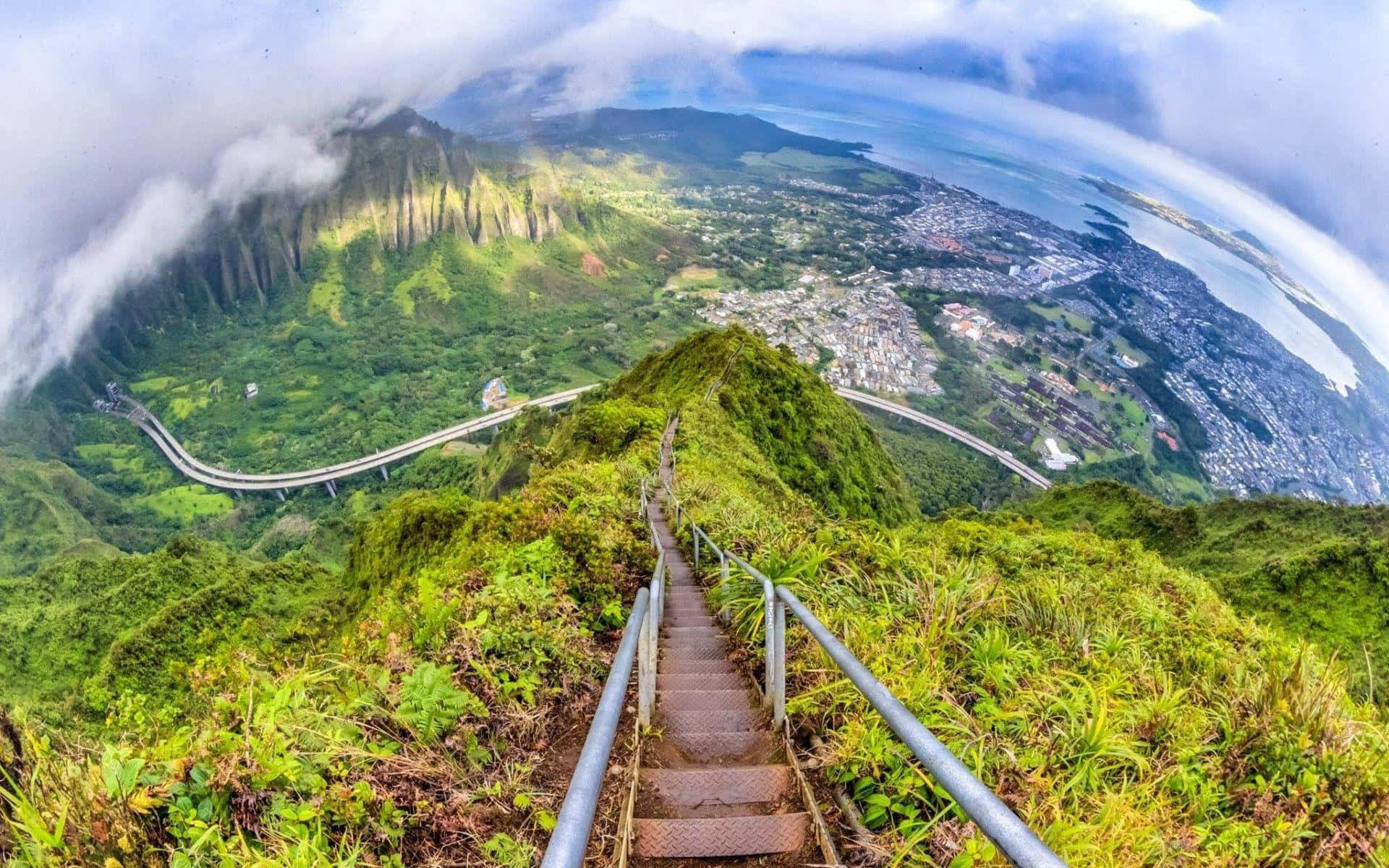 A breathtaking pathway of Stairway to Heaven
