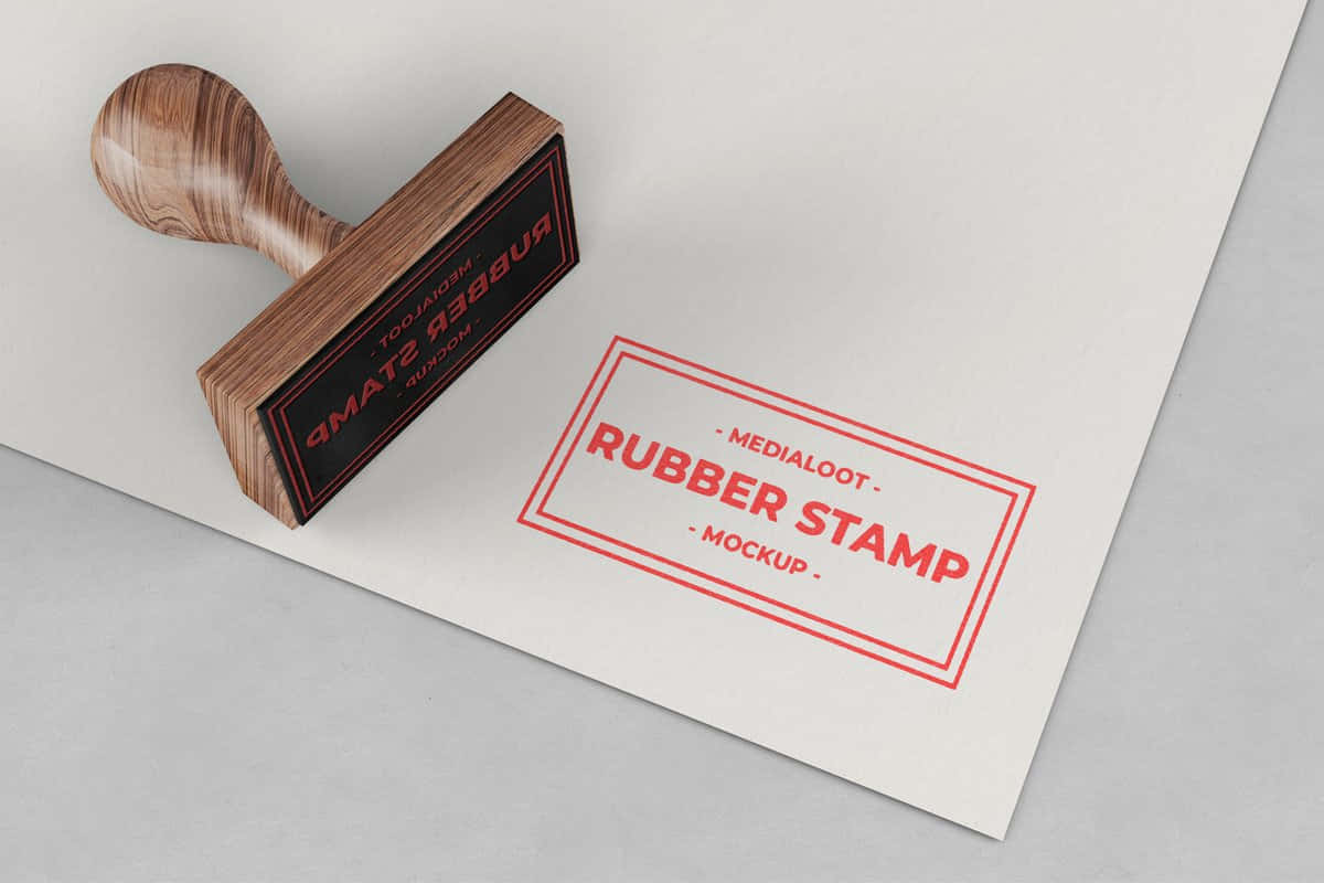 Rubber Stamp Mockup