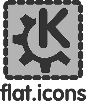 Stamped Gear Icon PNG