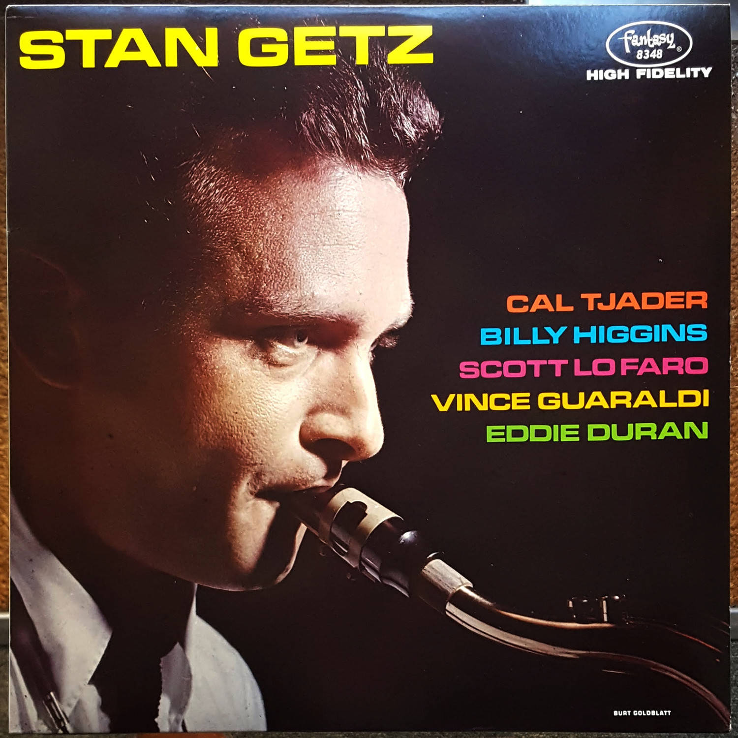 Stan Getz 1990 CD Album Cover på væggen Wallpaper