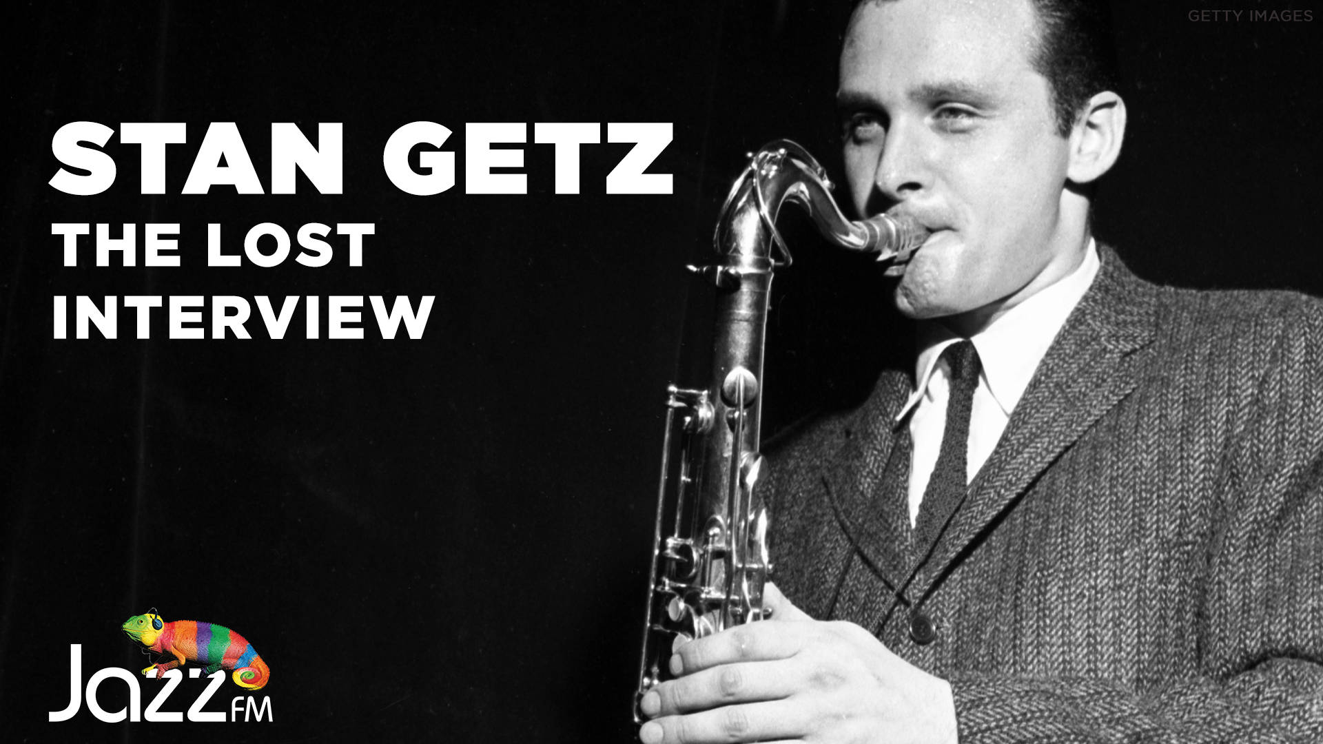 "Stan Getz - The Lost Interview Poster" Wallpaper