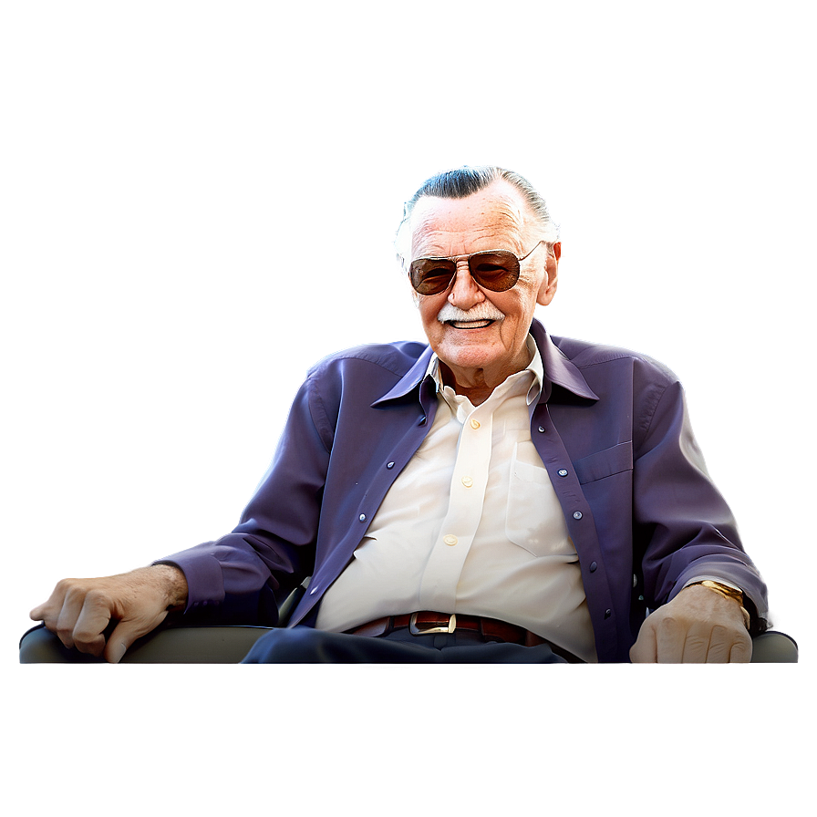 Stan Lee Animation Character Png Wmn PNG