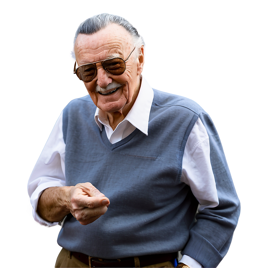 Stan Lee Behind The Scenes Png 79 PNG