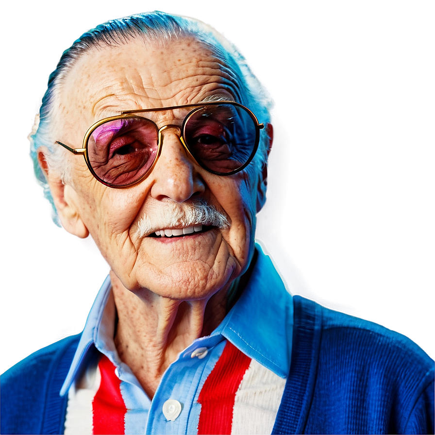 Stan Lee Behind The Scenes Png Vol46 PNG