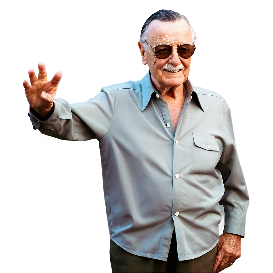 Stan Lee Cameo King Png 06242024 PNG