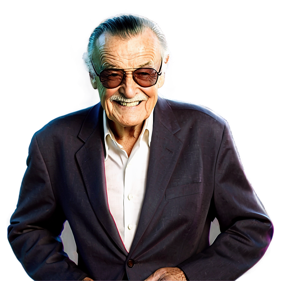 Download Stan Lee Cartoon Character Png Oum27 | Wallpapers.com