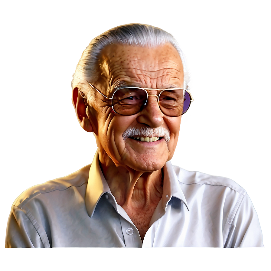 Stan Lee Dynamic Drawing Png Jkv76 PNG