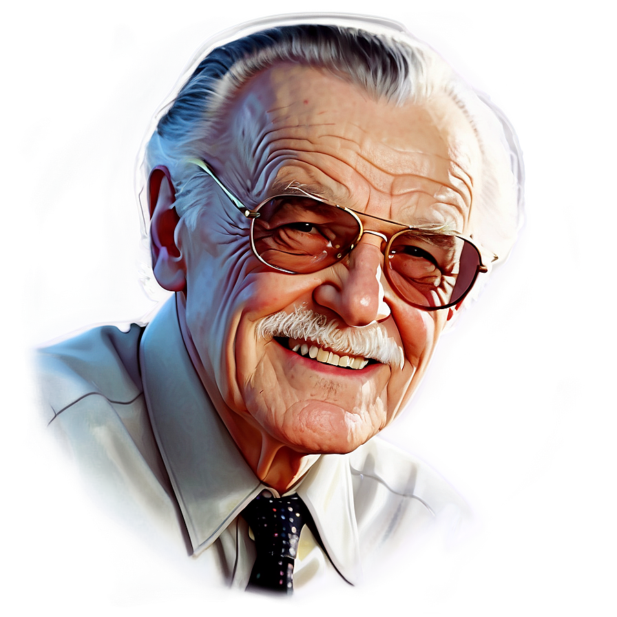 Stan Lee Dynamic Drawing Png Xve67 PNG