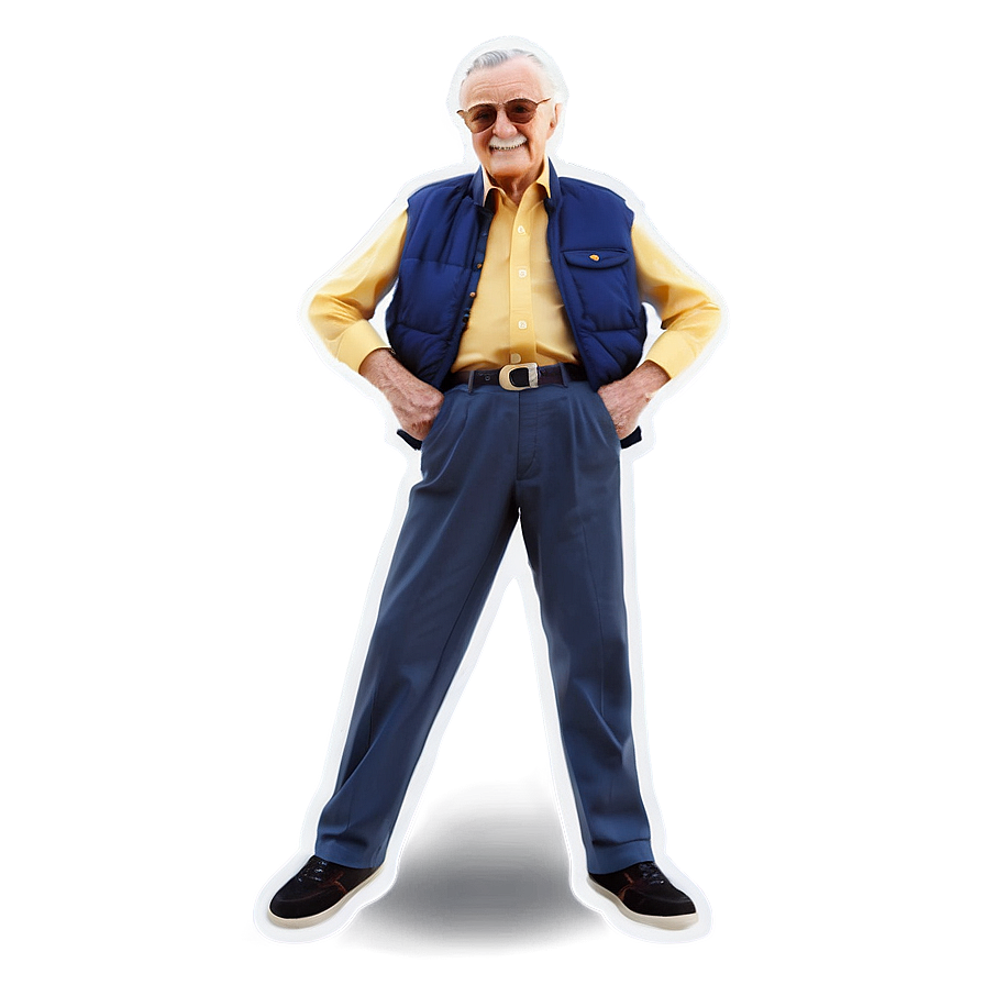 Stan Lee Graphic Design Png Emc90 PNG