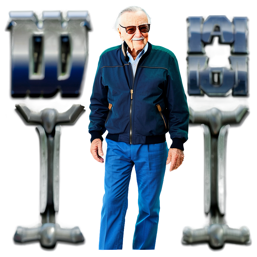 Stan Lee In Marvel Studio Png Wcs35 PNG