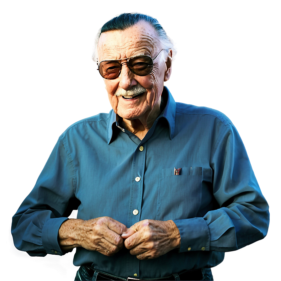 Stan Lee Marvel Editor Png Erc5 PNG