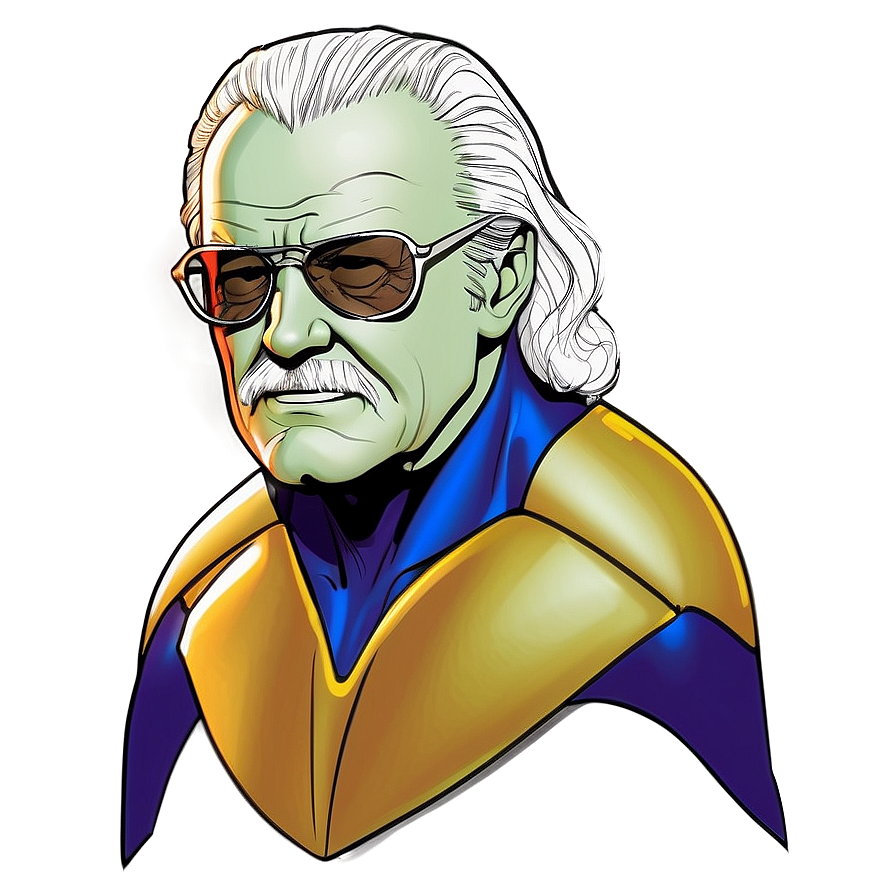 Stan Lee Superhero Sketch Png 27 PNG