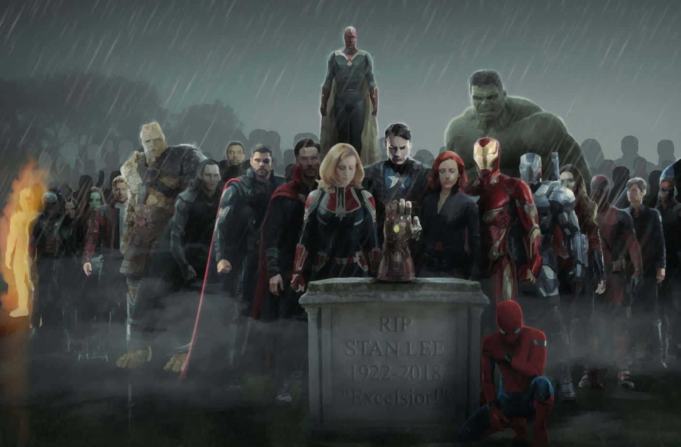 Rest in Peace, Stan Lee – A Tribute Wallpaper