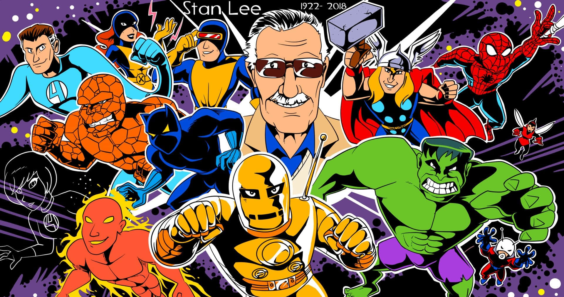A Tribute to the Late Stan Lee Wallpaper