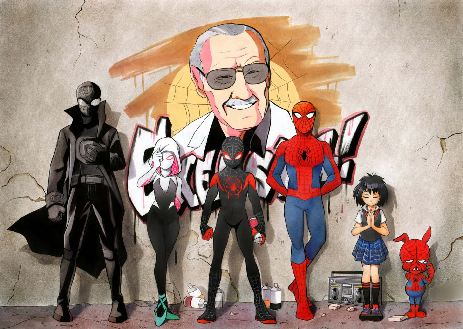 A Tribute to the Legendary Stan Lee Wallpaper