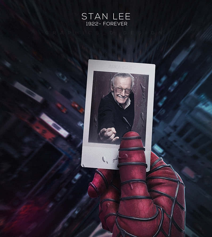 Celebrate the legacy of Marvel Comics’ iconic Stan Lee Wallpaper