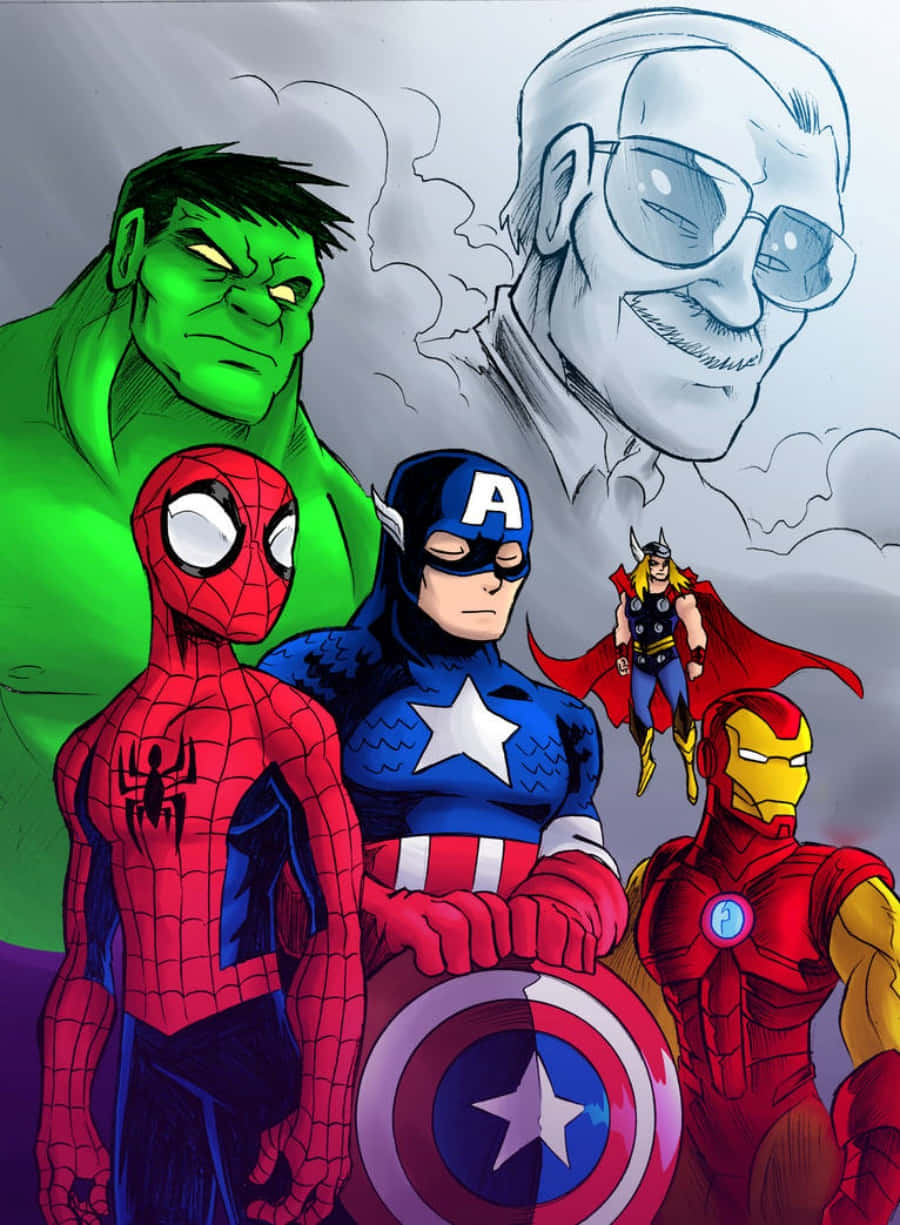 Celebrating the Legacy of Stan Lee⠀ Wallpaper