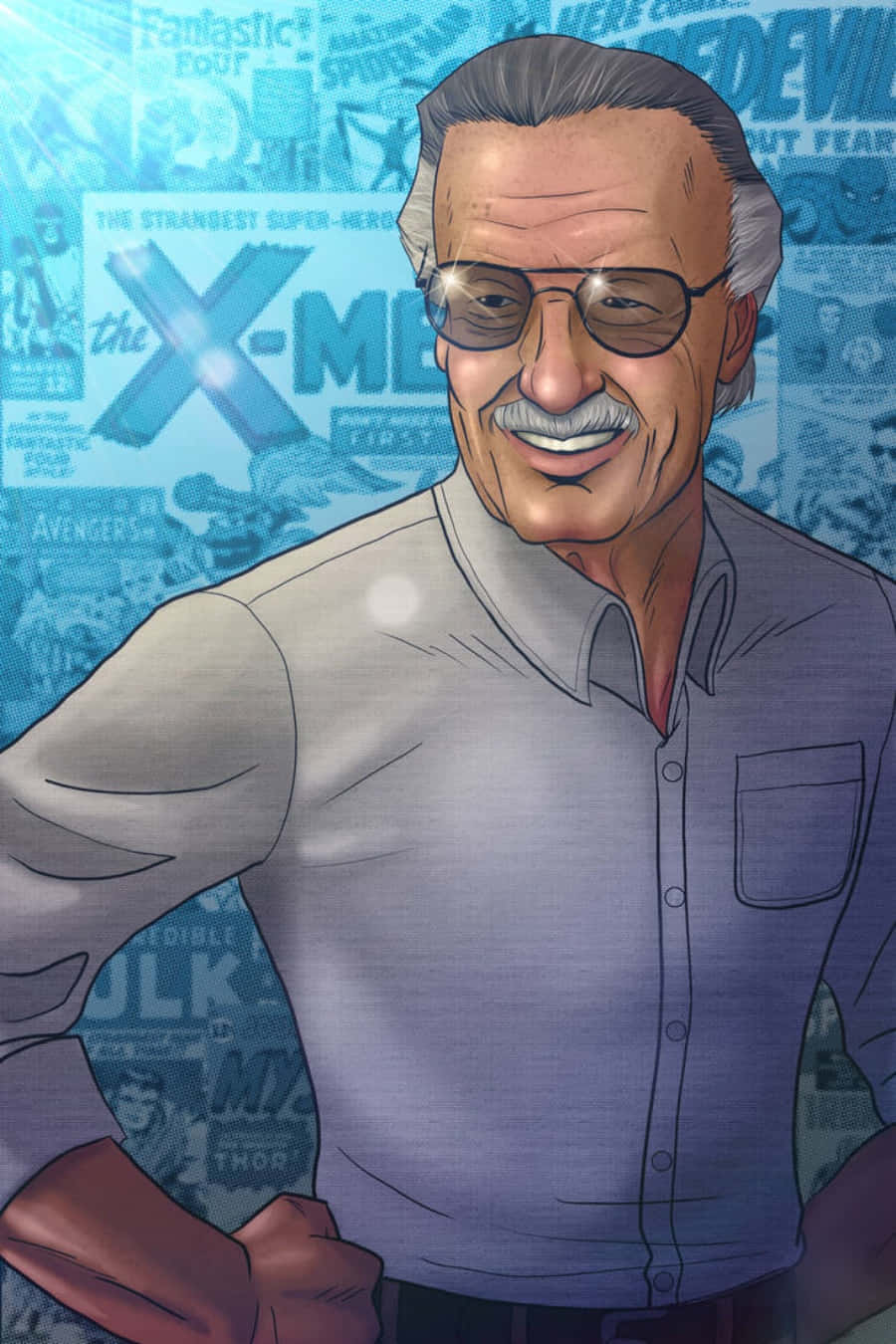 An Inspirational Tribute to Stan Lee Wallpaper