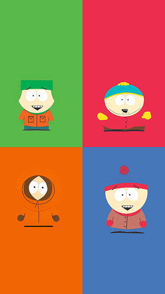 Stan Marsh And Friends Colored Portrait Wallpaper