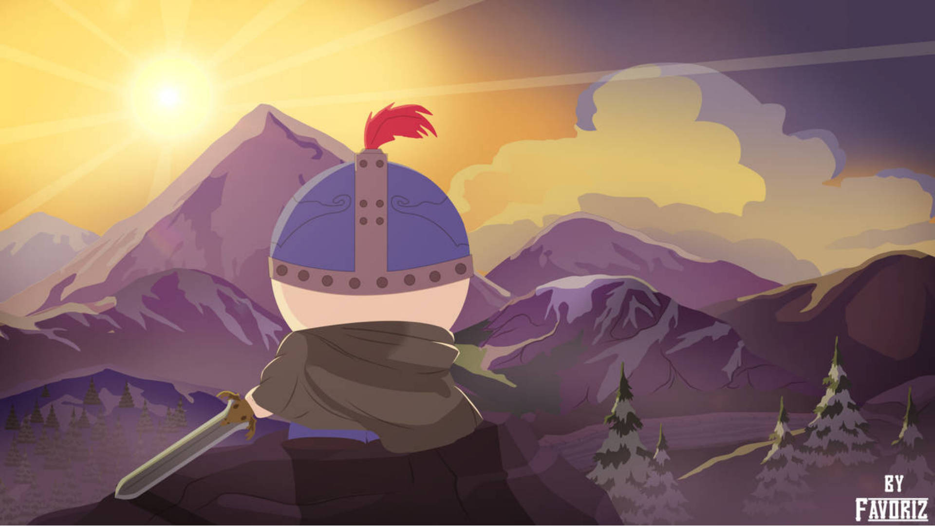 Stan Marsh And The Mountains Wallpaper