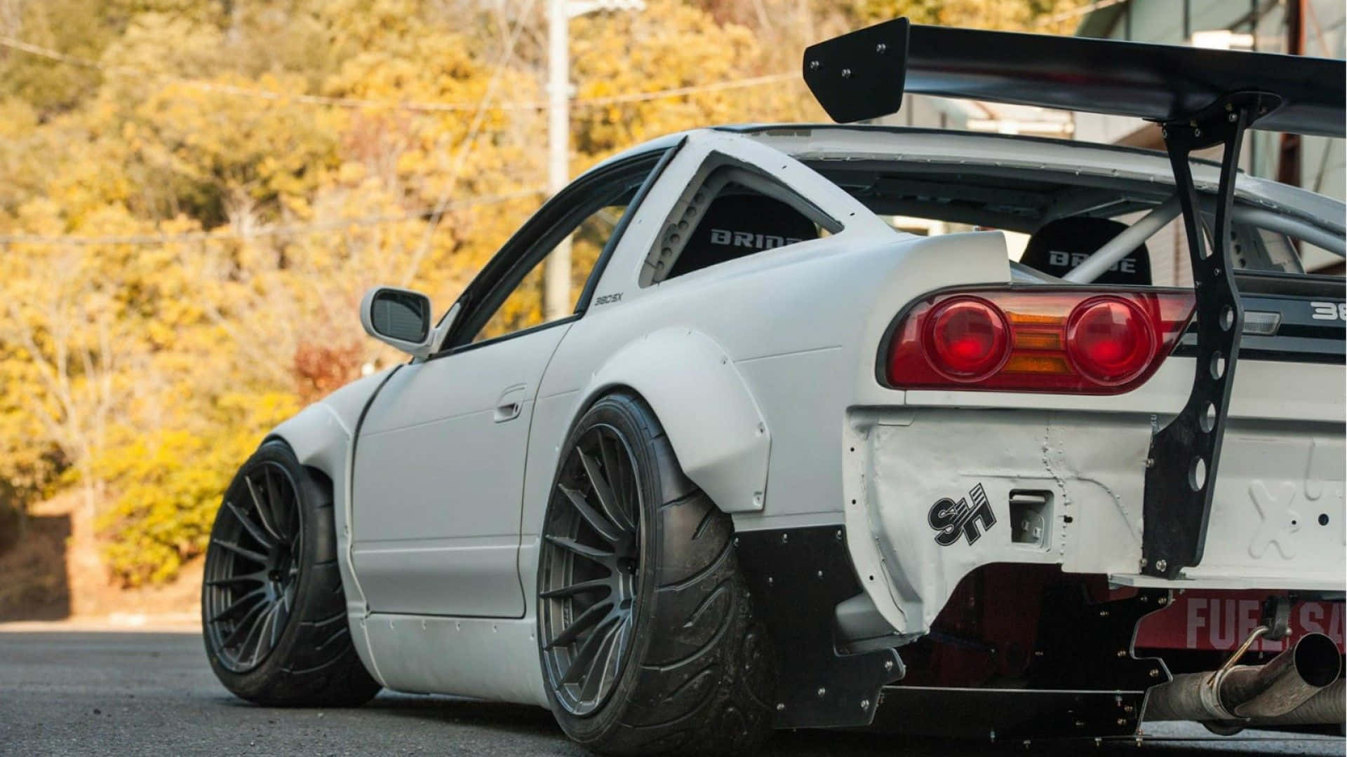 Show off your JDM style with this sleek and stylish stance Wallpaper