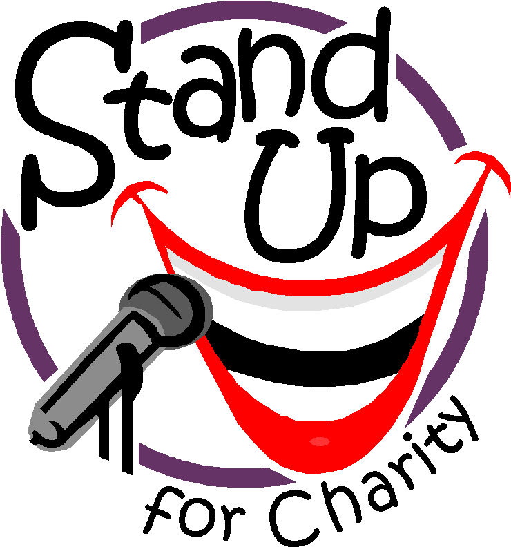 Stand Up Comedy Charity Event Logo PNG