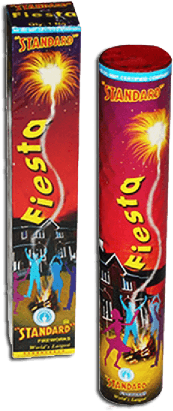 Standard Fiesta Fireworks Packaging PNG