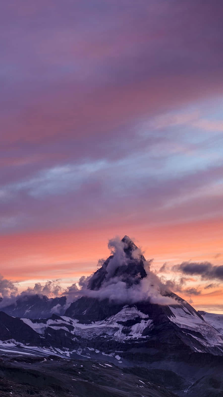 Standard Mountain Sunset Wallpaper