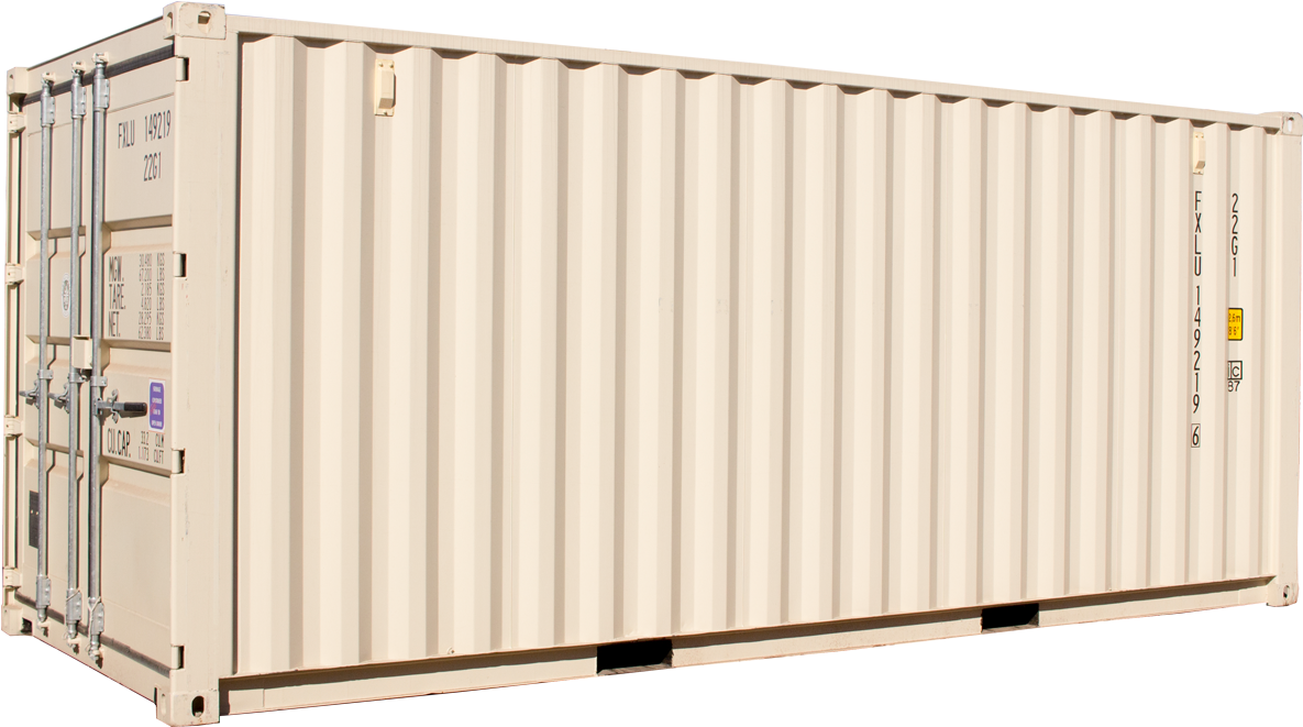 Standard Shipping Container Isolated PNG