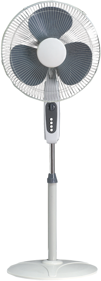 Standing Electric Fan White Background PNG