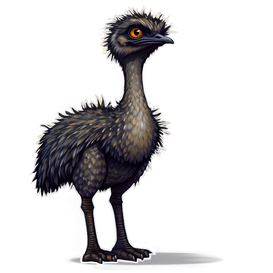 Download Standing Emu Png 06252024 | Wallpapers.com