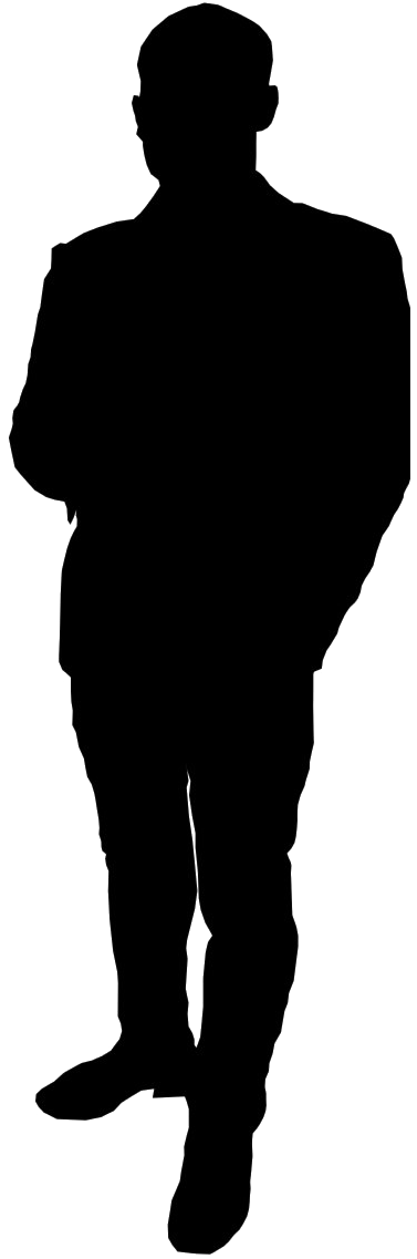 Standing Man Silhouette.png PNG
