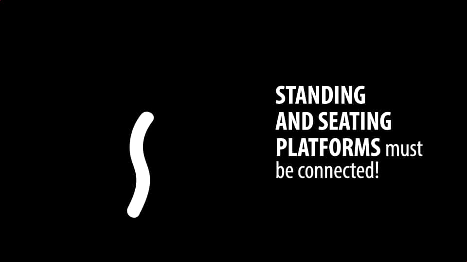 Standing Seating Platforms Connection Statement PNG
